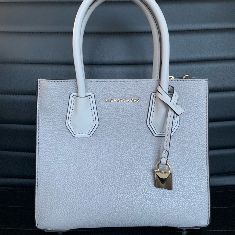 Michael Kors Grey Leather Small Tote